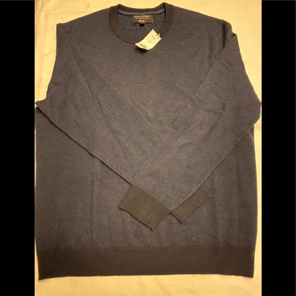 Men’s Banana Republic Italian Wool Sweater Sz XL